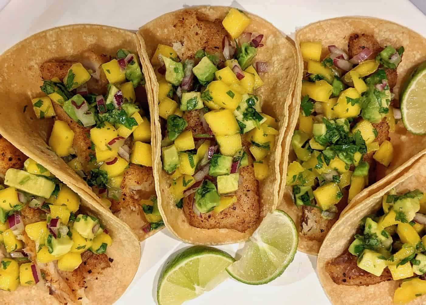 pan seared fish tacos