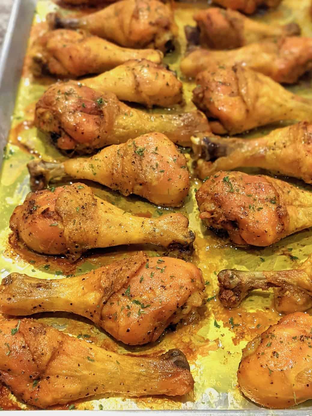 simple baked chicken legs