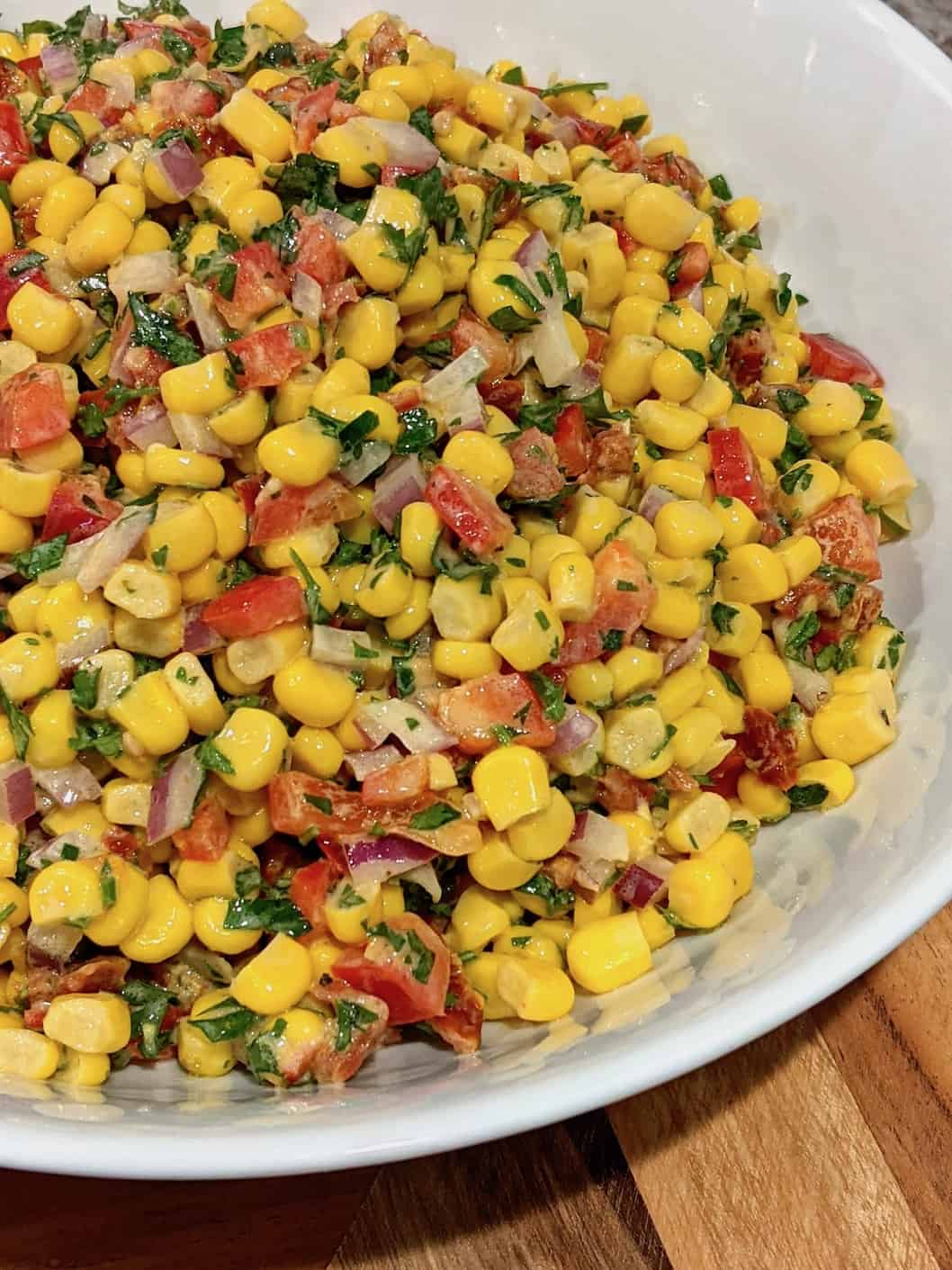 corn salad with mayo