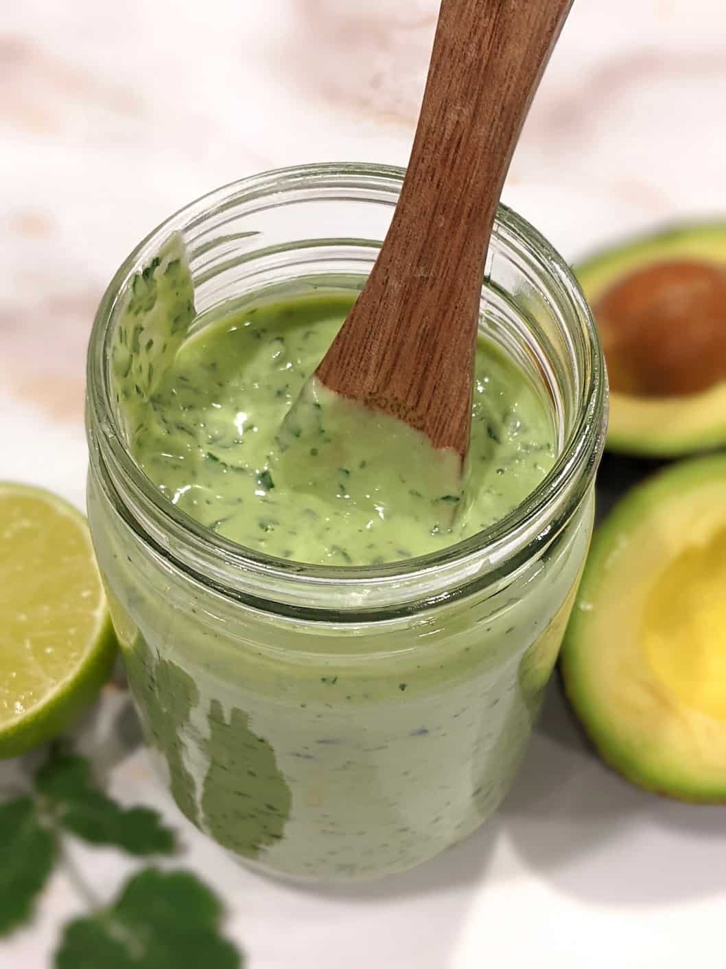creamy avocado cilantro lime dressing