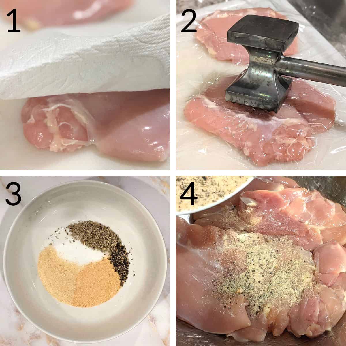 pan seared chicken thighs