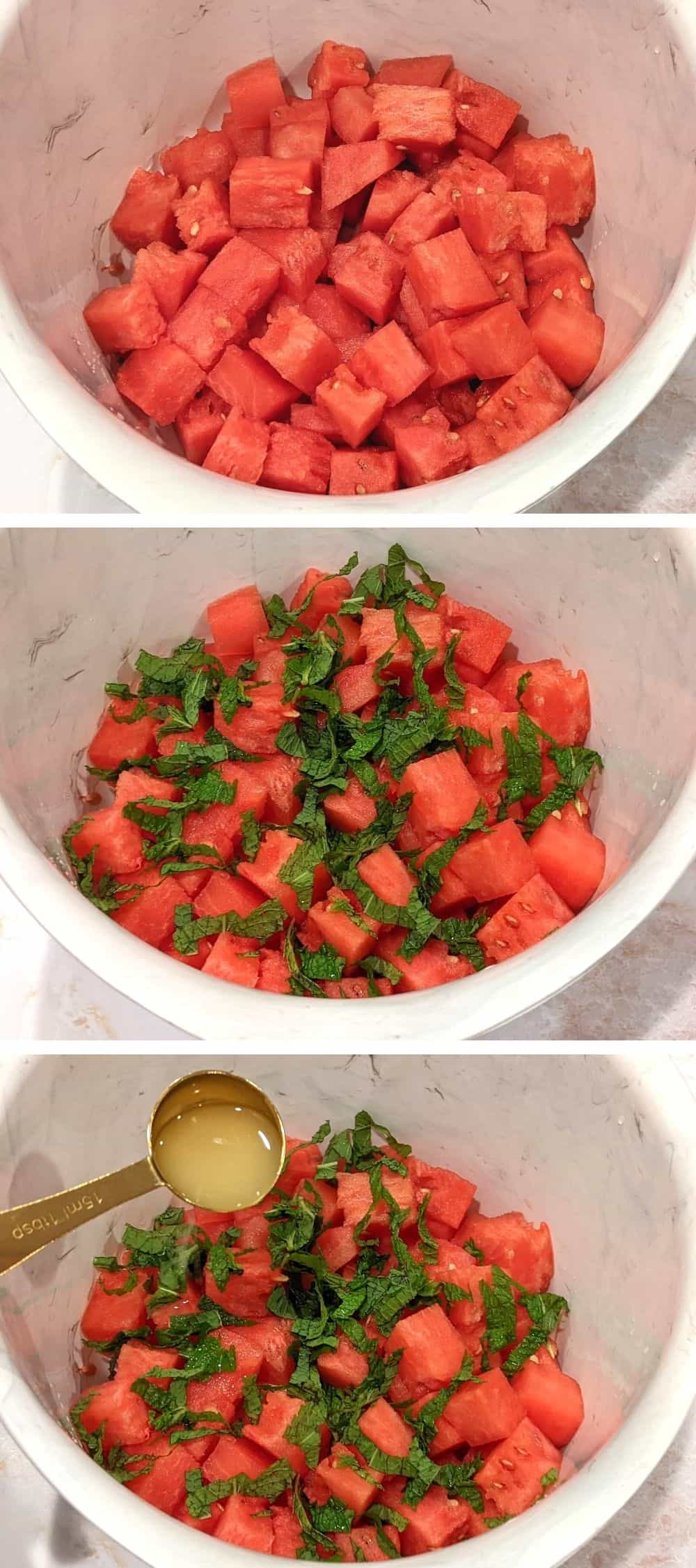 watermelon and lime salad