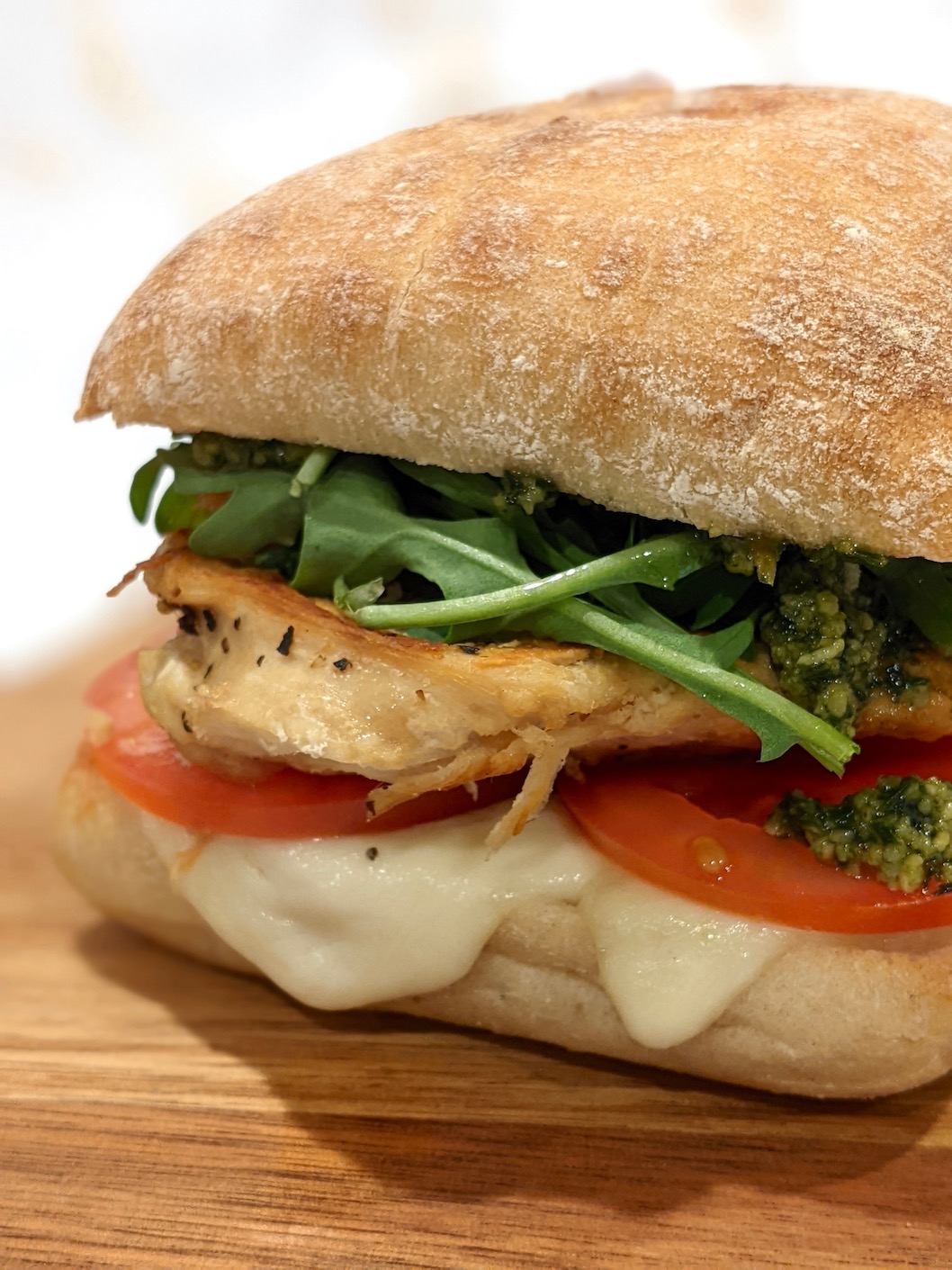 chicken pesto ciabatta
