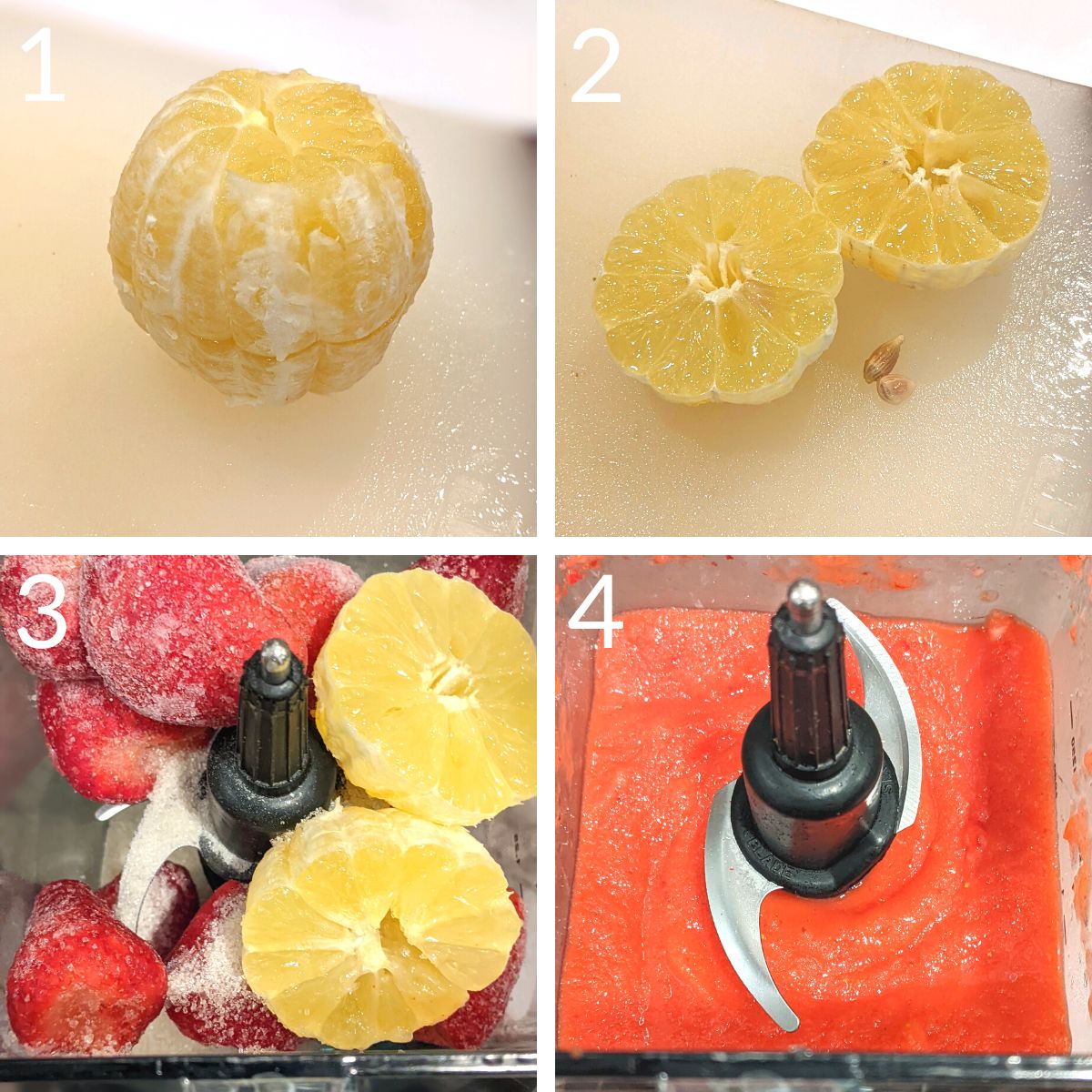 lemon strawberry frozen dessert