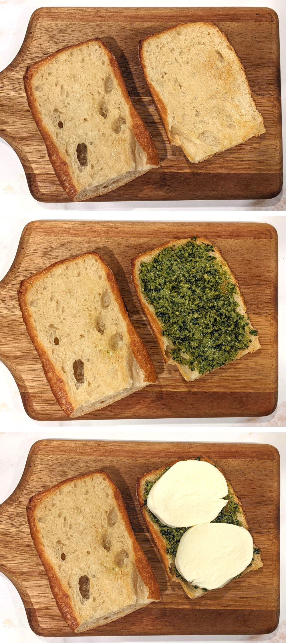 pesto sandwich