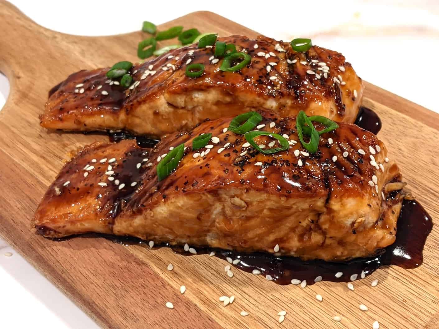 salmon teriyaki