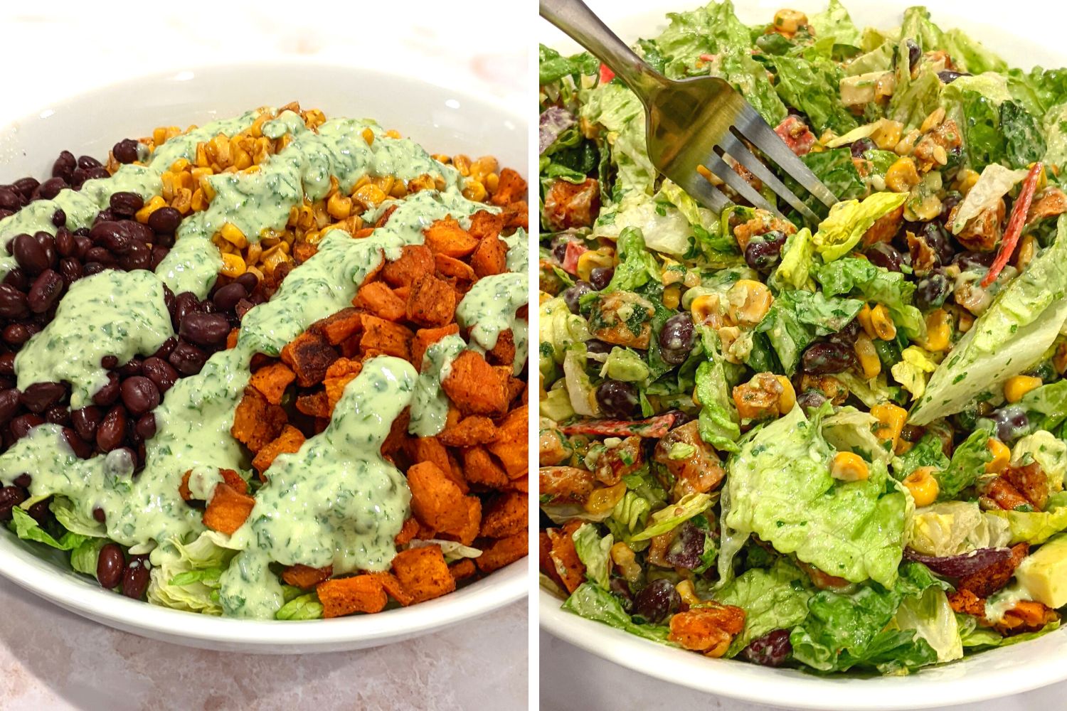 spicy southwestern salad