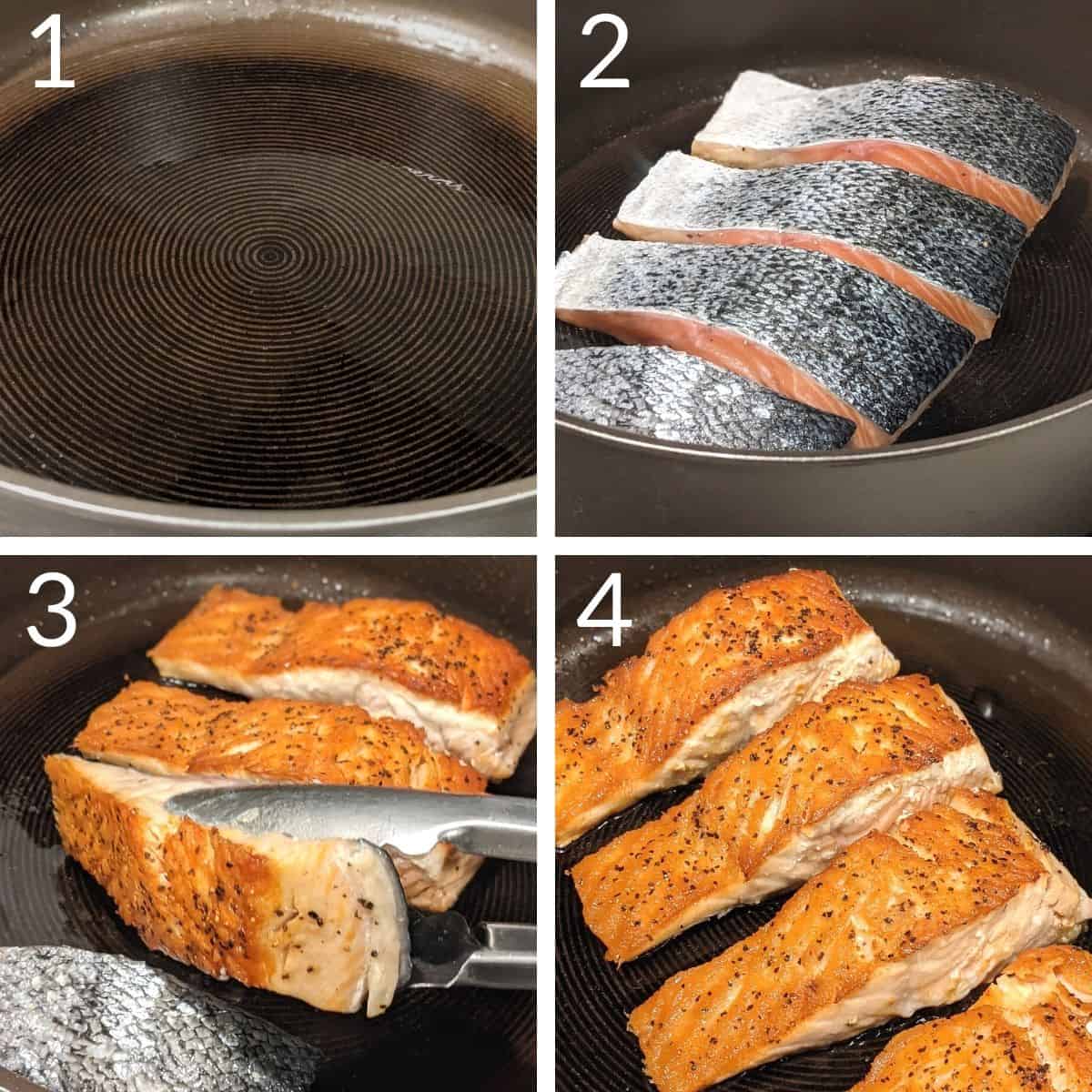 stovetop salmon teriyaki