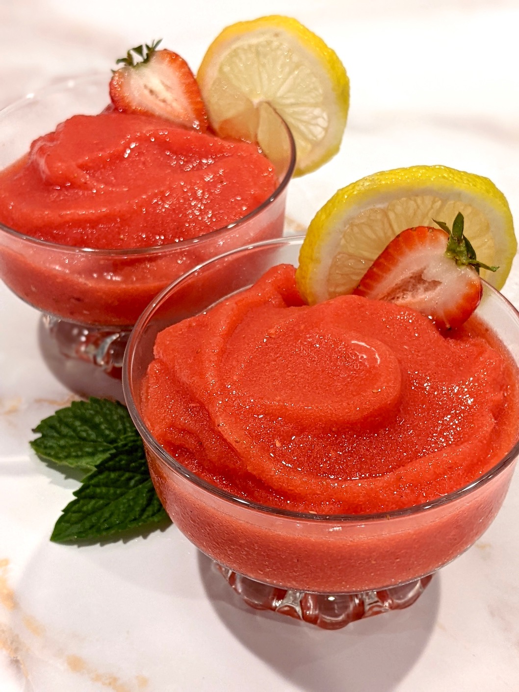 strawberry sorbet