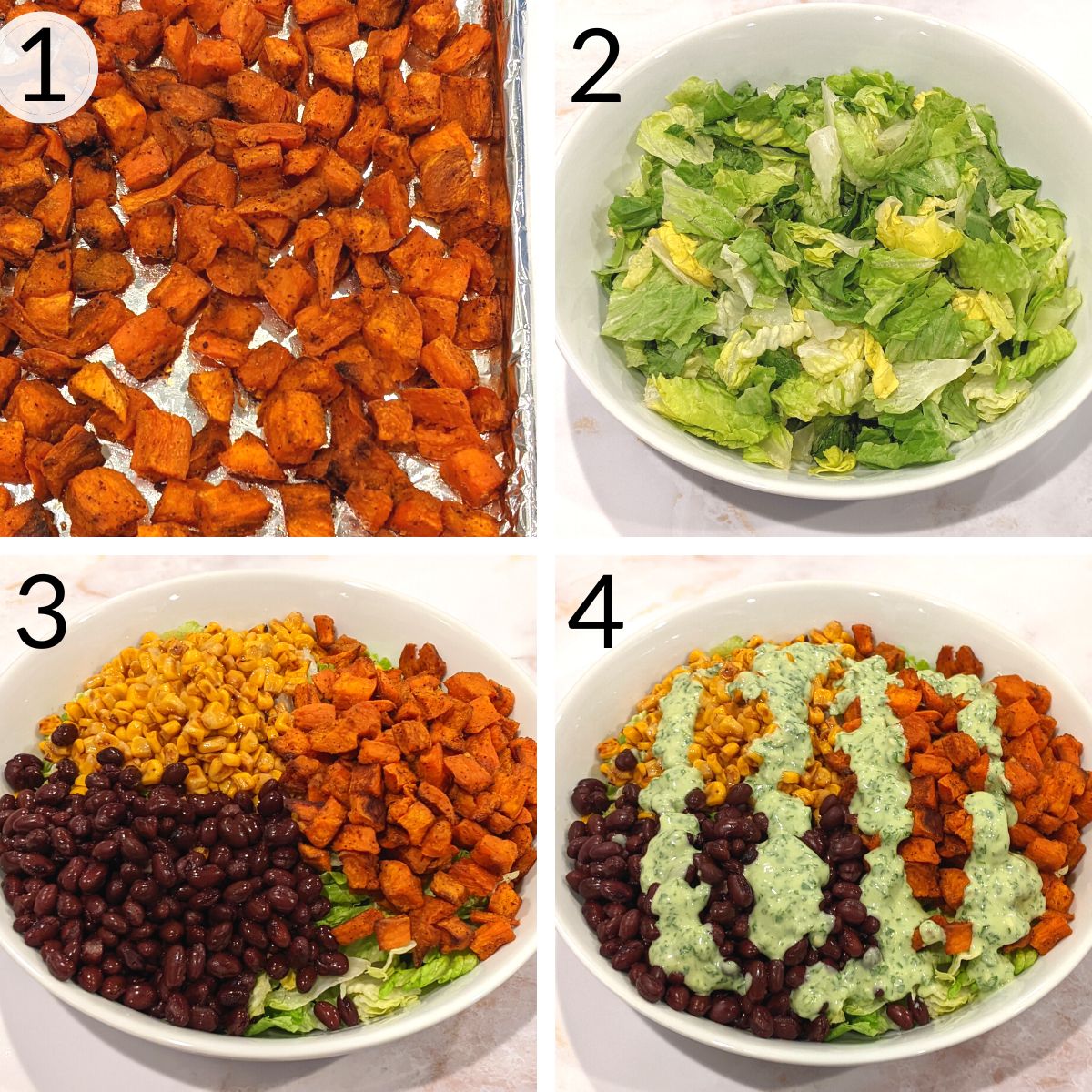 vegetarian southwestern salad