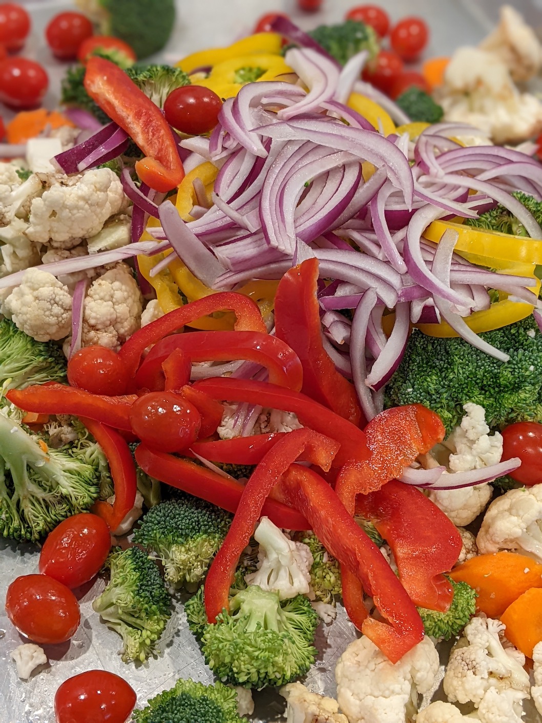 roasted vegetables with balsamic vinegar