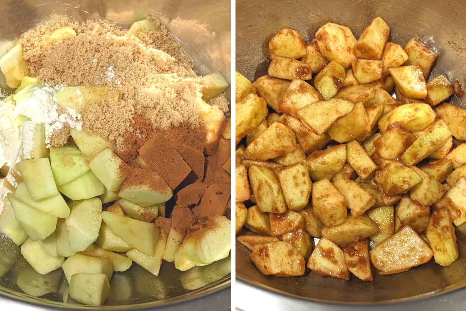 apple crisp filling