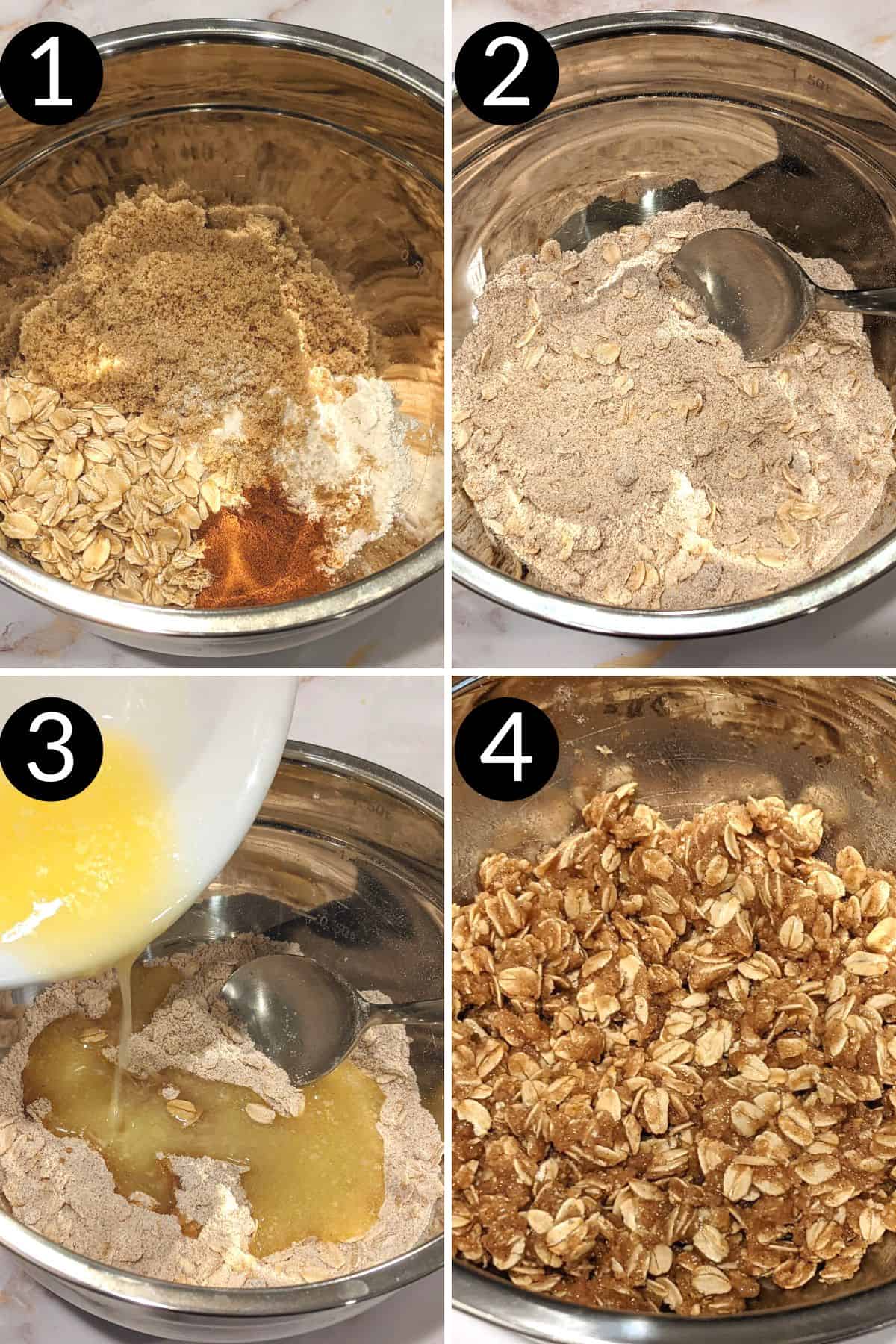 apple crisp topping