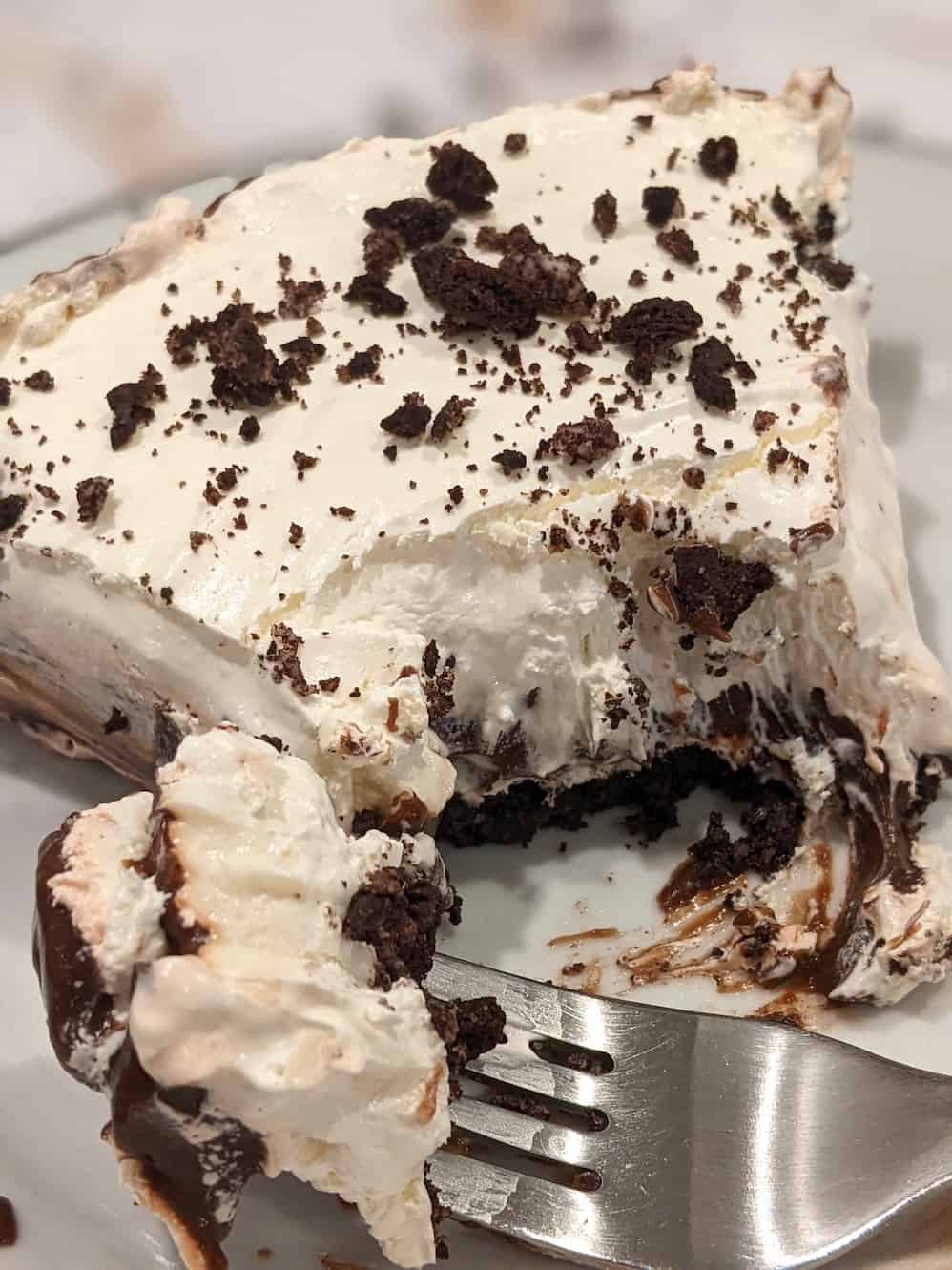 oreo pie with pudding